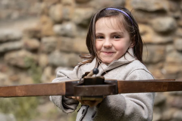 enfant qui s'amusent au château de Talmont